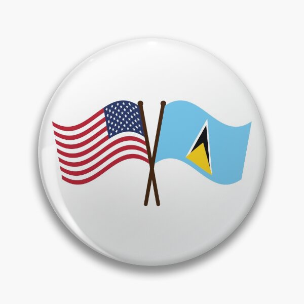 Item preview, St Lucia USA Unity Flags designed and sold by IdentiTee Studios.