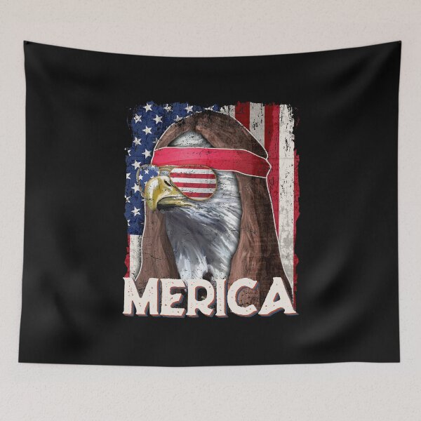 Item preview, Merica Eagle Mullet American Flag Vintage Patriotic 4th of July gift  designed and sold by alenaz.