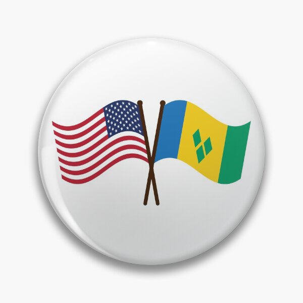 Item preview, St Vincent and the Grenadines USA Unity Flags designed and sold by IdentiTee Studios.