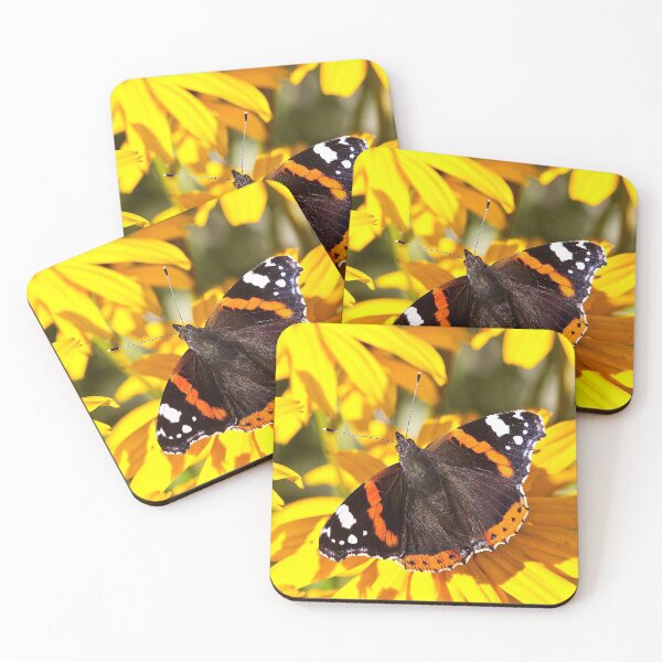 Item preview, Red Admiral;Yellow Flower designed and sold by Violaman.