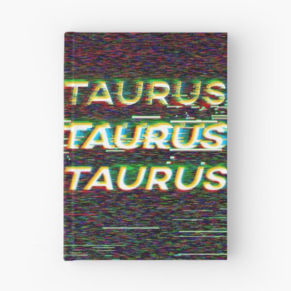 Item preview, Futuristic Taurus Zodiac Sign Text with a Glitch & Noise designed and sold by Cefani Musk.