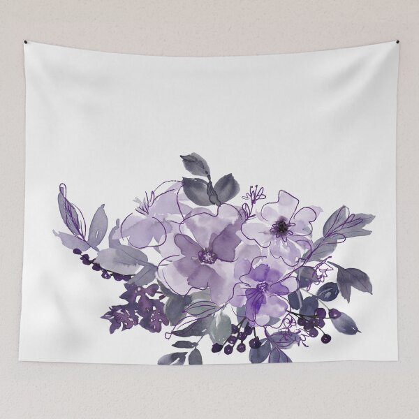 Item preview, Watercolor Flower Bouquet: Patel Violet designed and sold by Pavnud.