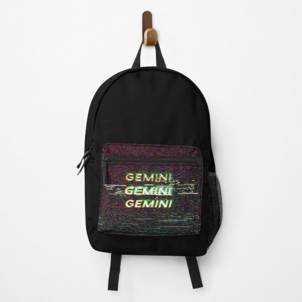 Item preview, Futuristic Gemini Zodiac Sign Text with a Glitch & Noise designed and sold by Cefani Musk.