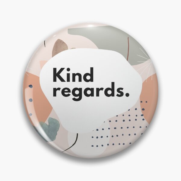 Item preview, Kind Regards Office Humour Funny Zoom Co Worker Colleague Phrases Jargon designed and sold by BohoStudio.