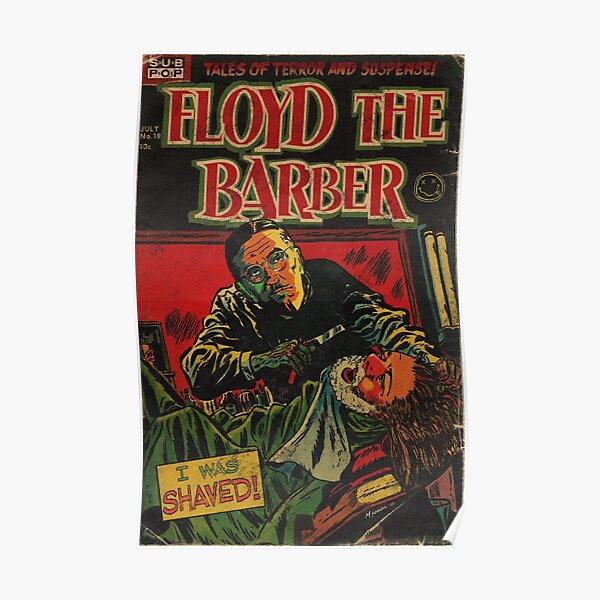 Nirvana - Floyd The Barber Andy Griffith Parody Comic Book Art Poster