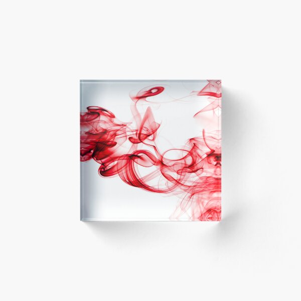 Aperçu de l'œuvre Fumée rouge créée et vendue par click4collage.