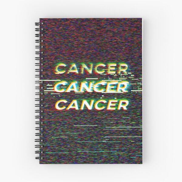 Item preview, Futuristic Cancer Zodiac Sign Text with a Glitch & Noise designed and sold by Cefani Musk.