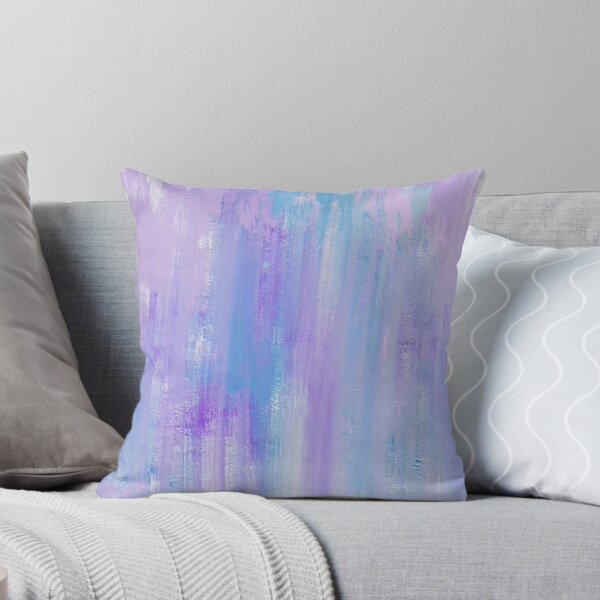 Item preview, Abstract Purple, Blue and Turquoise Paint Strokes designed and sold by Cato99.
