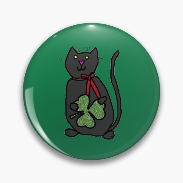 Item preview, Cat Holding Shamrock designed and sold by ellenhenry.