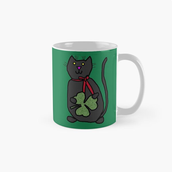Item preview, Cat Holding Shamrock designed and sold by ellenhenry.