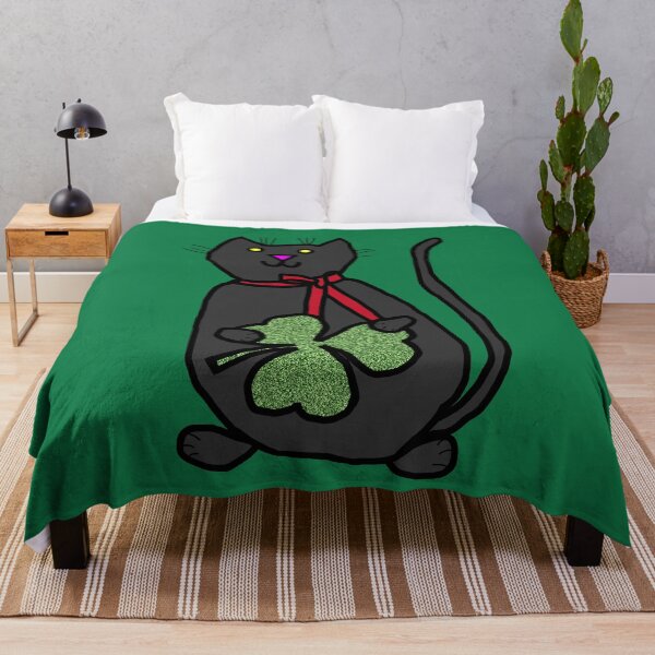 Item preview, Cat Holding Shamrock designed and sold by ellenhenry.