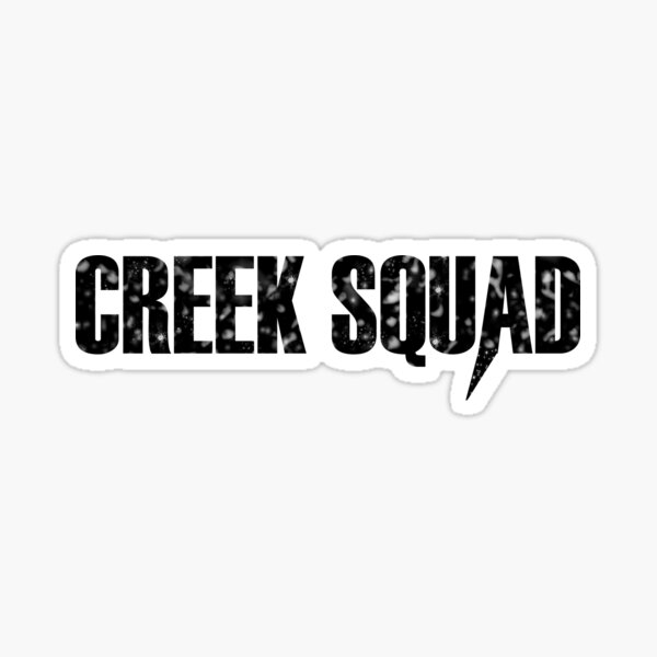 creek squad sticker Sticker