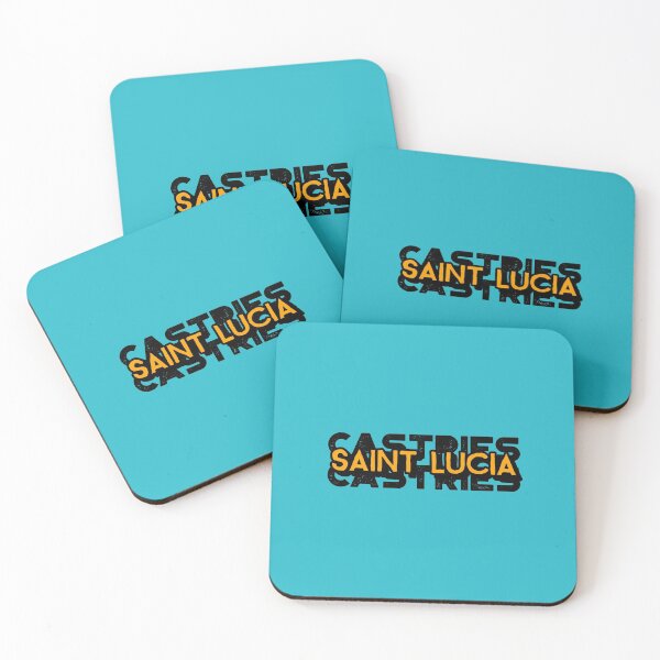 Item preview, Saint Lucia - Castries designed and sold by retro87tee.