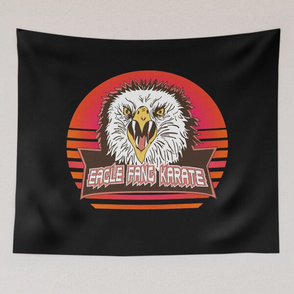 Item preview, Eagle Fang Karate retro logo designed and sold by PG Illustration.