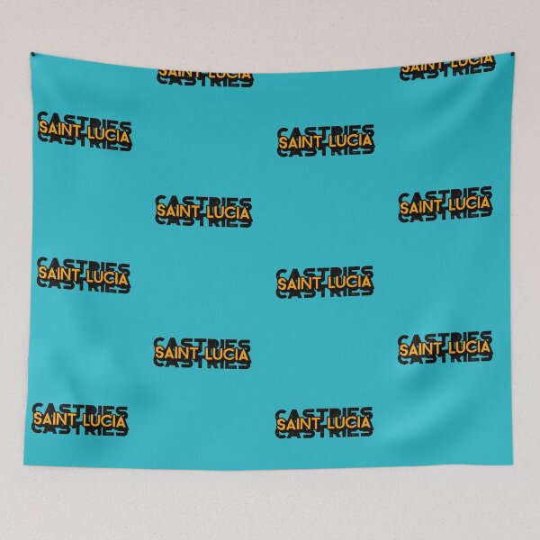 Item preview, Saint Lucia - Castries designed and sold by retro87tee.