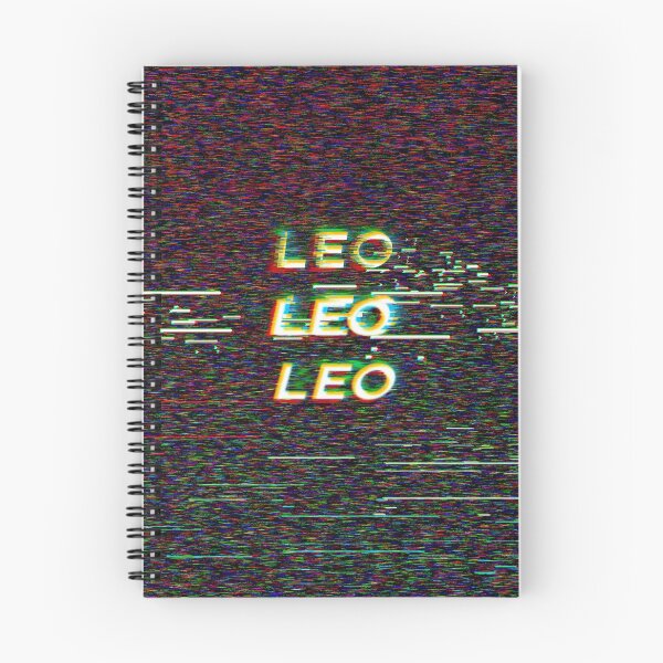 Item preview, Futuristic Leo Zodiac Sign Text with a Glitch & Noise designed and sold by Cefani Musk.