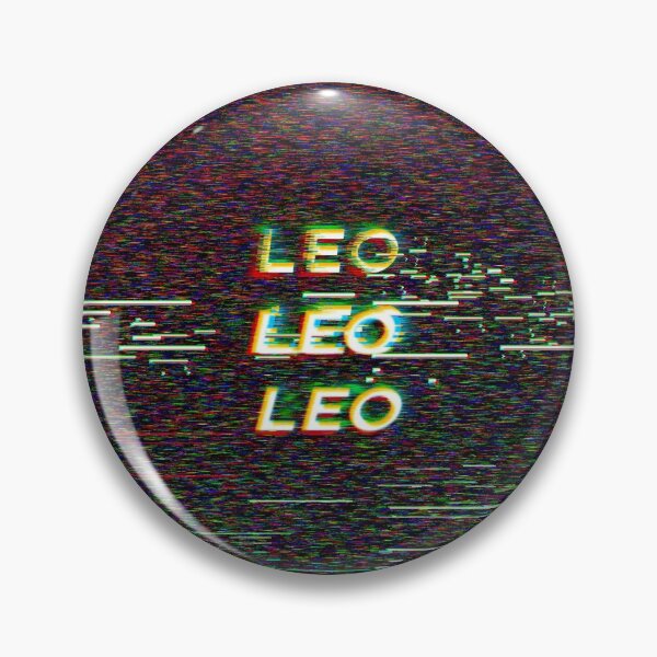 Item preview, Futuristic Leo Zodiac Sign Text with a Glitch & Noise designed and sold by Cefani Musk.