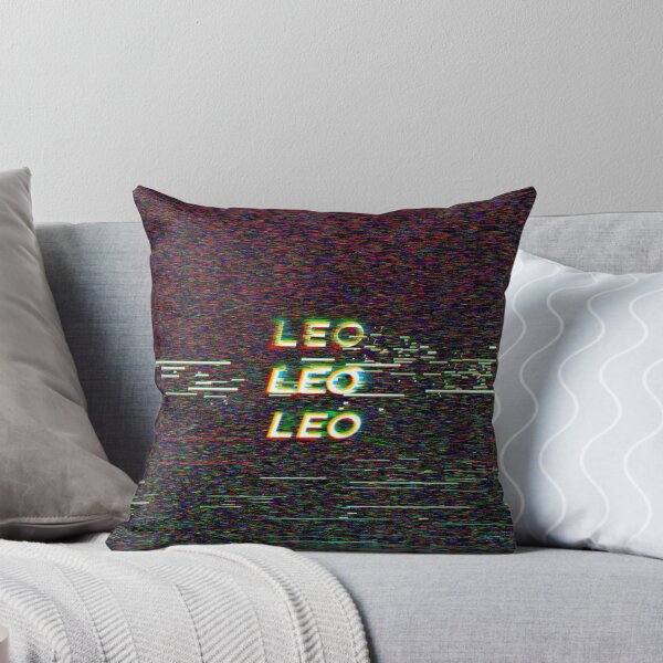 Item preview, Futuristic Leo Zodiac Sign Text with a Glitch & Noise designed and sold by Cefani Musk.