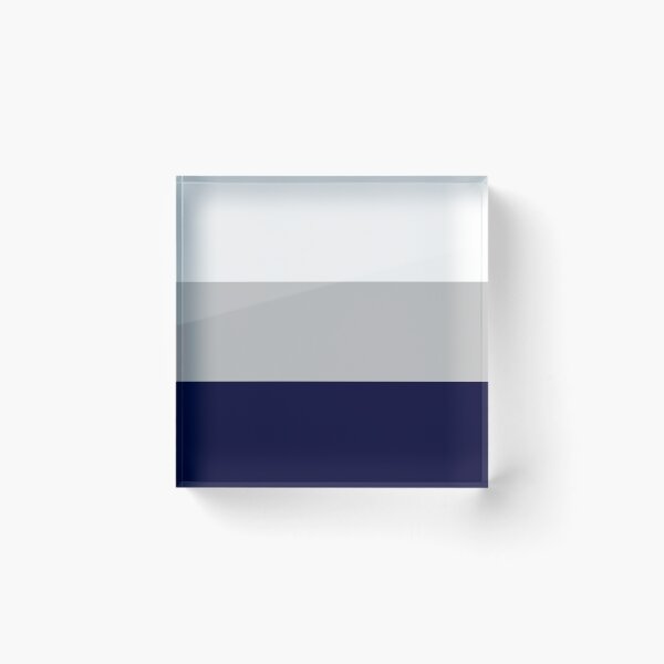 Item preview, Three Color Stripes Navy Blue Silver Gray And White designed and sold by rewstudio.