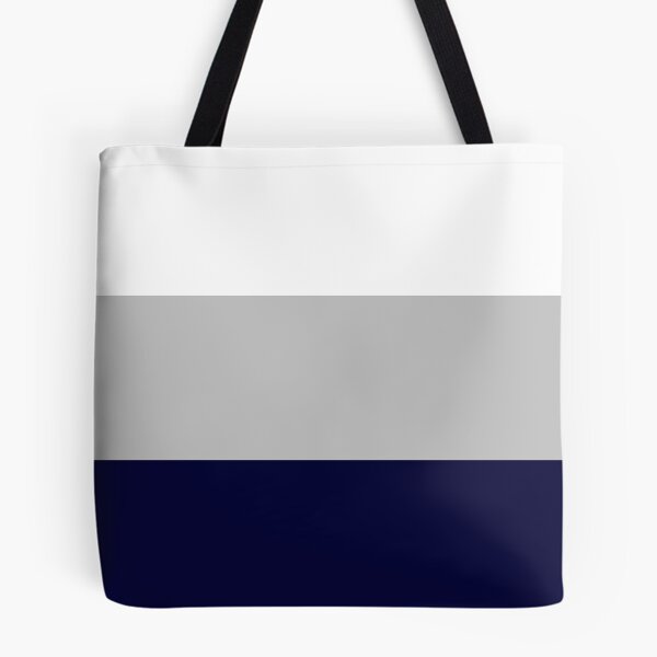 Item preview, Three Color Stripes Navy Blue Silver Gray And White designed and sold by rewstudio.