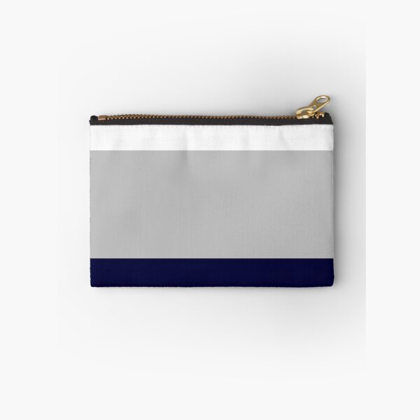 Item preview, Three Color Stripes Navy Blue Silver Gray And White designed and sold by rewstudio.