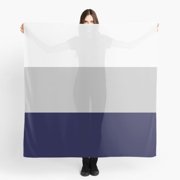 Item preview, Three Color Stripes Navy Blue Silver Gray And White designed and sold by rewstudio.