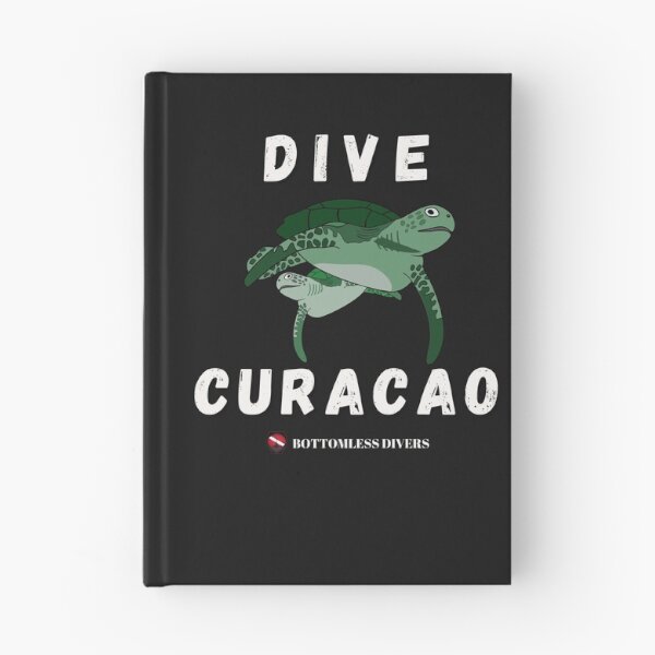 Item preview, Dive Curacao Turtles with White Font designed and sold by BottomlessDiver.