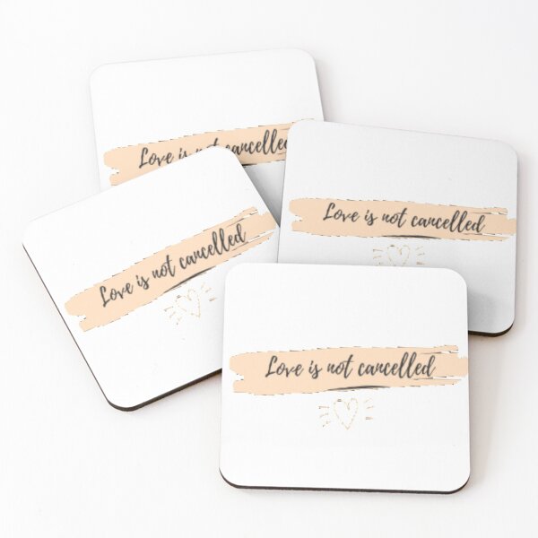 Item preview, Love is not cancelled quote designed and sold by Simi2020.