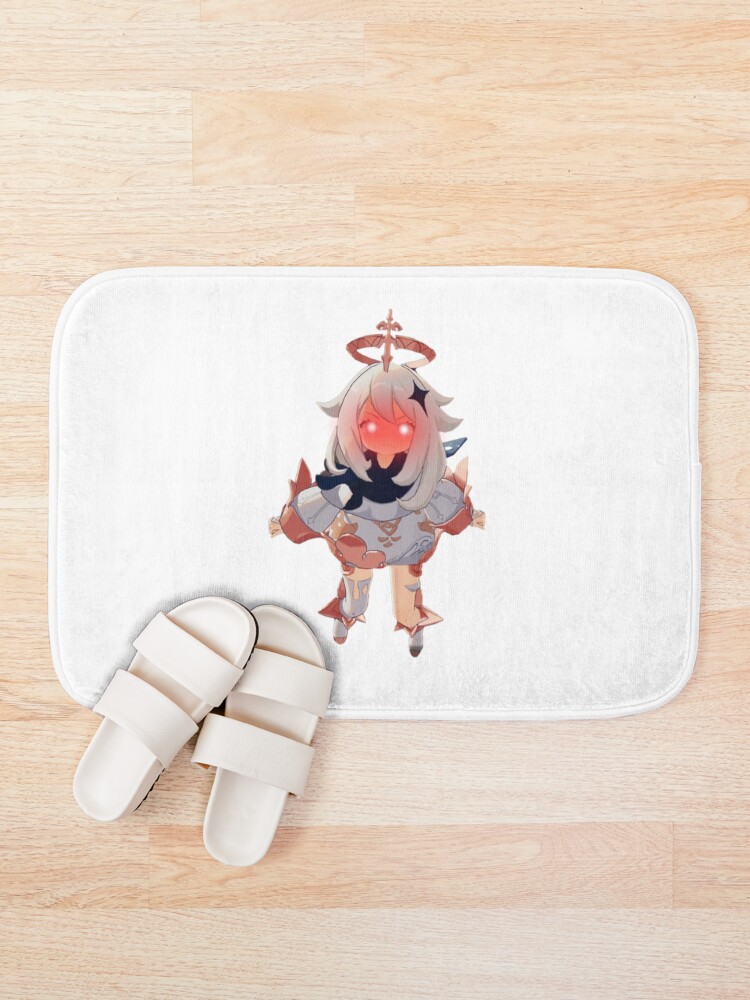 Thumbnail 1 of 6, Bath Mat, Triggered Paimon designed and sold by Libramatic.
