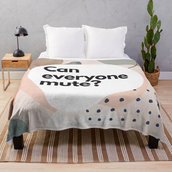 Item preview, Can Everyone Mute? Office Humour Funny Zoom Co Worker Colleague Phrases Jargon designed and sold by BohoStudio.