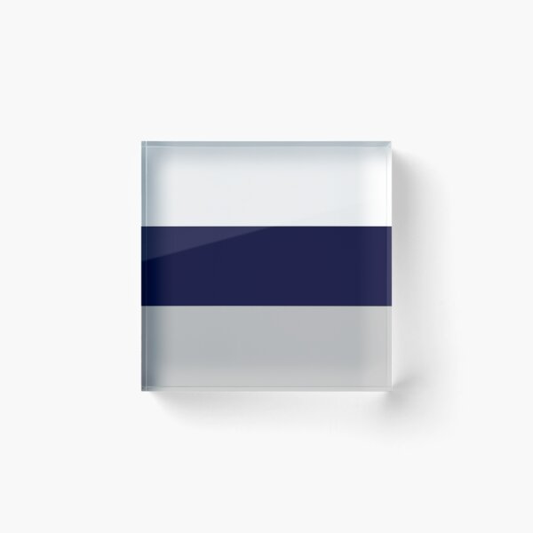 Item preview, Three Color Stripes Silver Gray Navy Blue And White designed and sold by rewstudio.