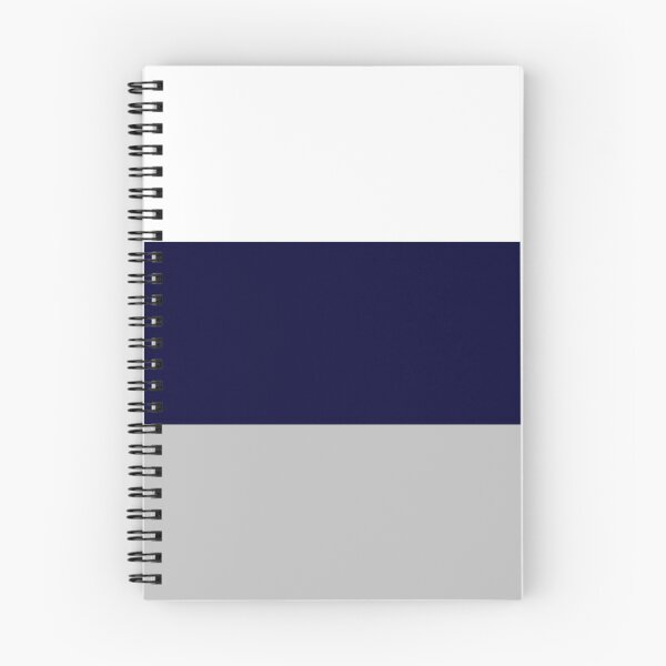 Item preview, Three Color Stripes Silver Gray Navy Blue And White designed and sold by rewstudio.
