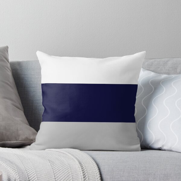Item preview, Three Color Stripes Silver Gray Navy Blue And White designed and sold by rewstudio.