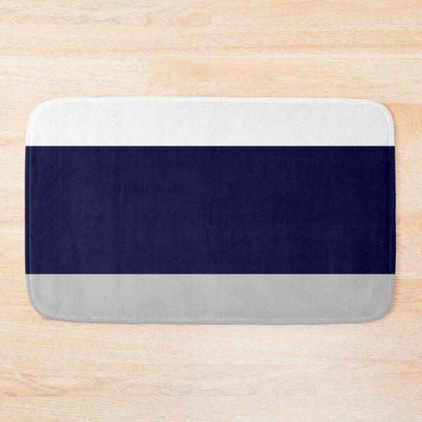 Item preview, Three Color Stripes Silver Gray Navy Blue And White designed and sold by rewstudio.