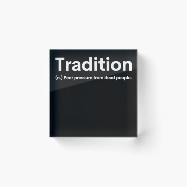 Item preview, Tradition Definition designed and sold by Valuential.