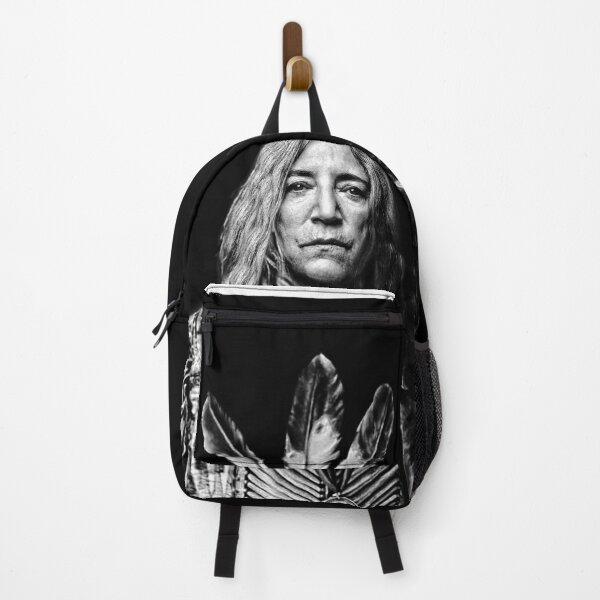 Item preview, Patti Smith as Native Red American Indian with Feather Headdress Black & White designed and sold by KALEIDOSCOPE UK.