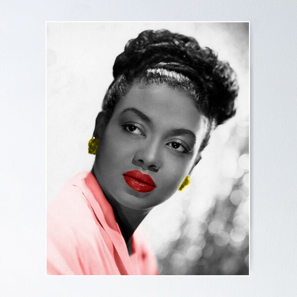 Item preview, Hazel Scott con blusa rosa designed and sold by carmencuarzo.