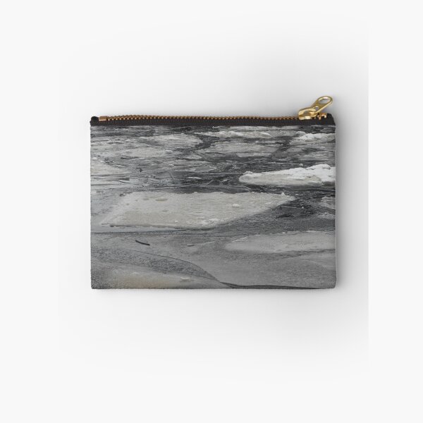 Item preview, blocks of ice on frozen river designed and sold by mrivserg.