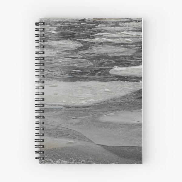 Item preview, blocks of ice on frozen river designed and sold by mrivserg.