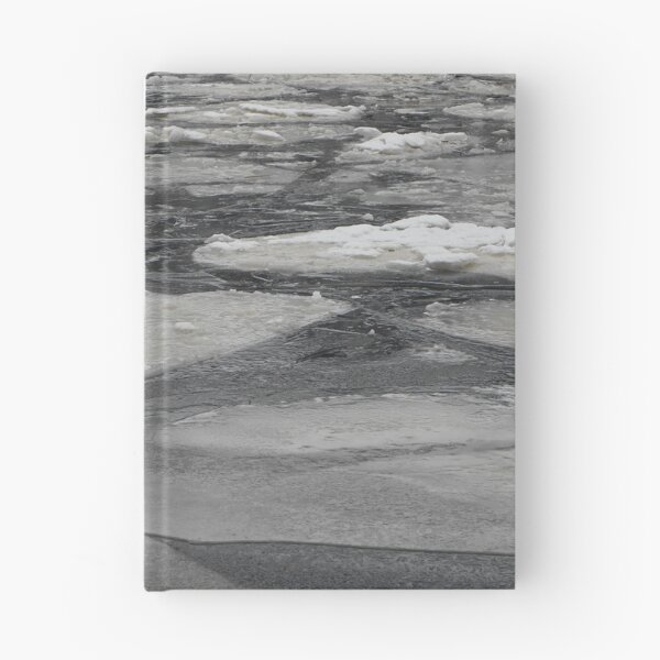 Item preview, blocks of ice on frozen river designed and sold by mrivserg.