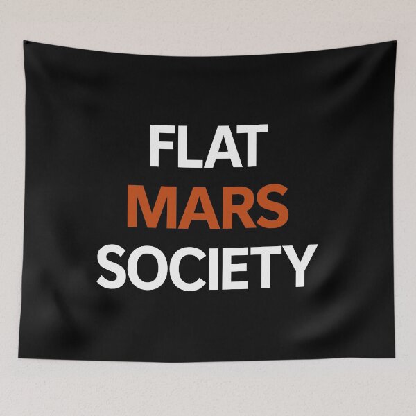Item preview, Flat Mars Society designed and sold by creativebrother.