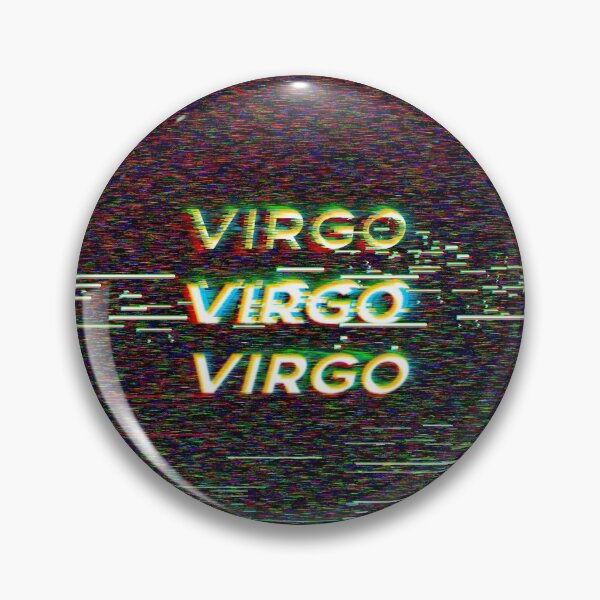 Item preview, Futuristic Virgo Zodiac Sign Text with a Glitch & Noise designed and sold by Cefani Musk.