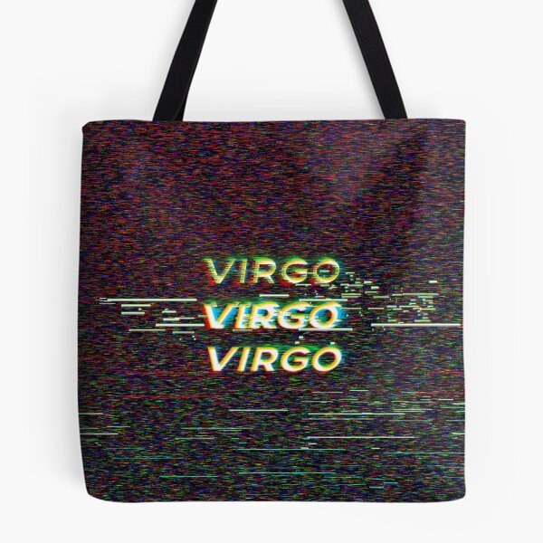 Item preview, Futuristic Virgo Zodiac Sign Text with a Glitch & Noise designed and sold by Cefani Musk.