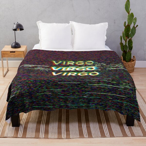 Item preview, Futuristic Virgo Zodiac Sign Text with a Glitch & Noise designed and sold by Cefani Musk.