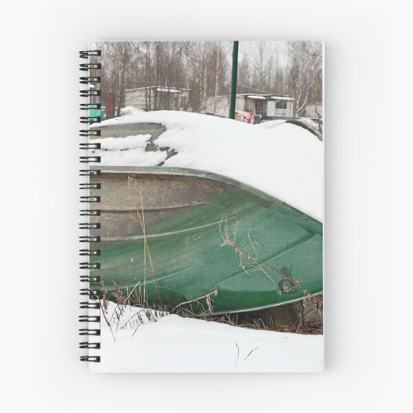 Item preview, old rowing boat under the snow designed and sold by mrivserg.
