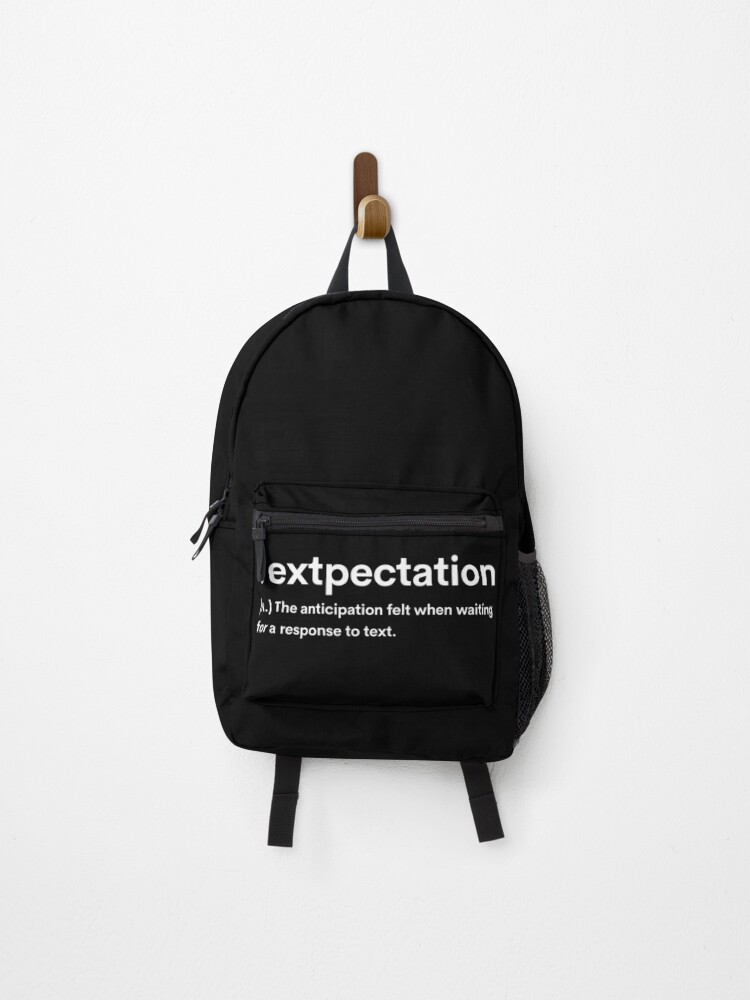 Thumbnail 1 of 3, Backpack, Textpectation Definition designed and sold by Valuential.