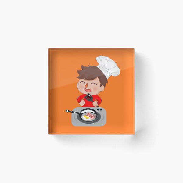 Item preview, Flamingo youtube Flamingo Plush cooking bacon and eggs, breakfast  designed and sold by SGS-.