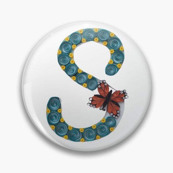 Item preview, Paper Quilling S Monogram With Butterfly designed and sold by TruptisCraft.