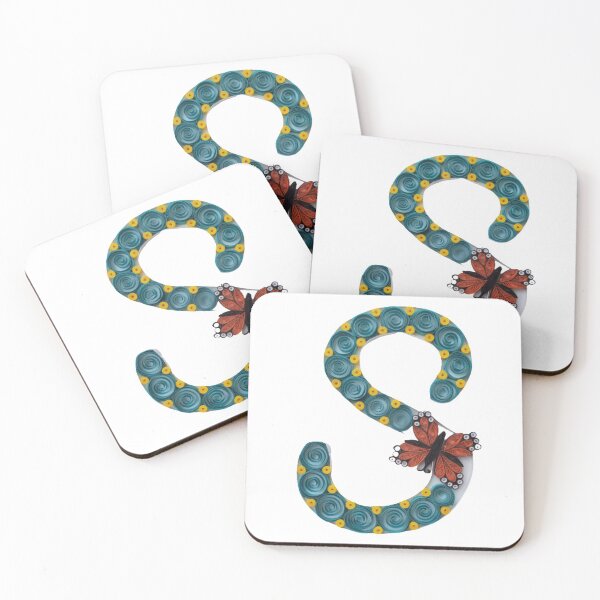 Item preview, Paper Quilling S Monogram With Butterfly designed and sold by TruptisCraft.