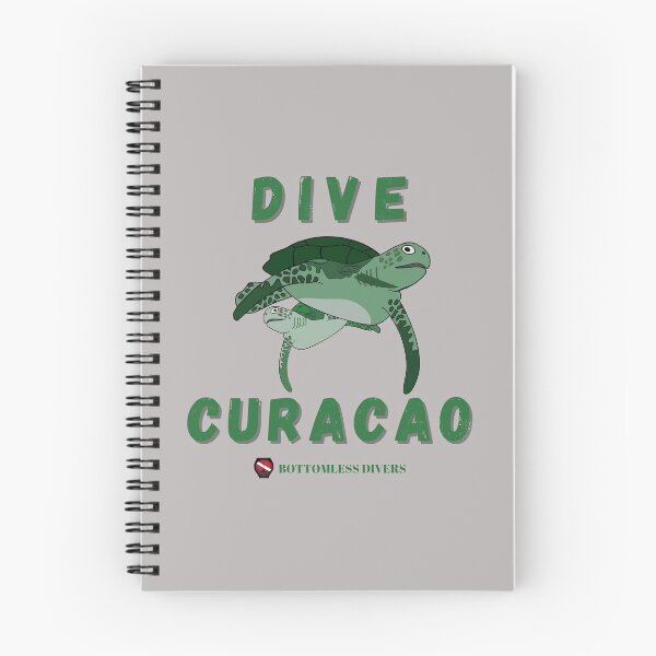 Item preview, Dive Curacao Turtles with Green Font designed and sold by BottomlessDiver.